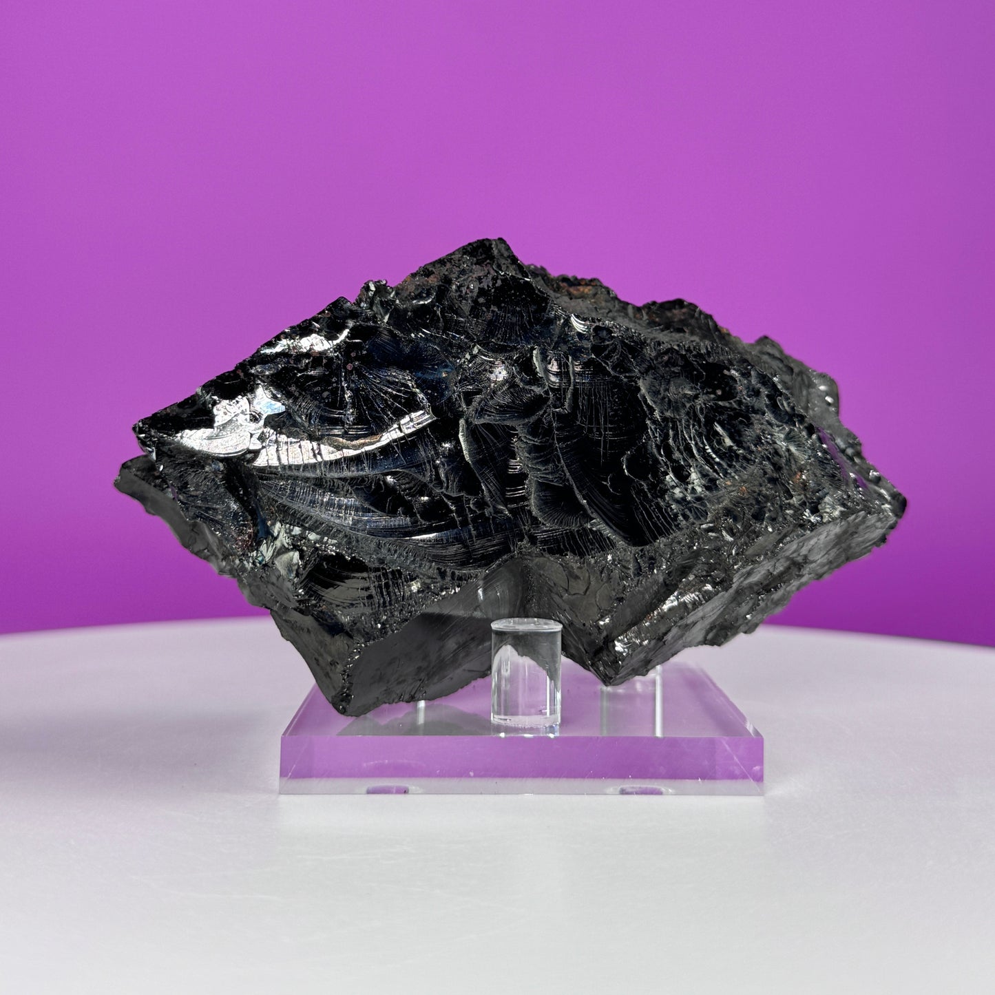 Elite Shungite Mineral (Columbia) (Includes Acrylic Display Stand)