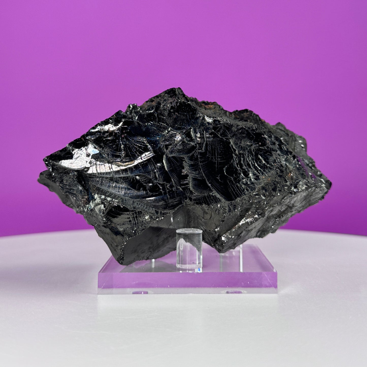 Elite Shungite Mineral (Columbia) (Includes Acrylic Display Stand)