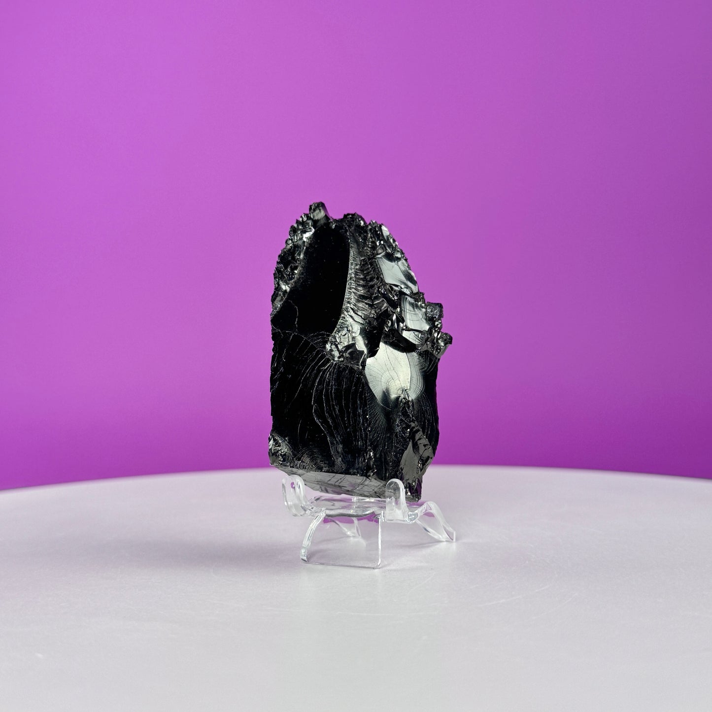 Elite Shungite Mineral (Colombia) (Includes Acrylic Stand)