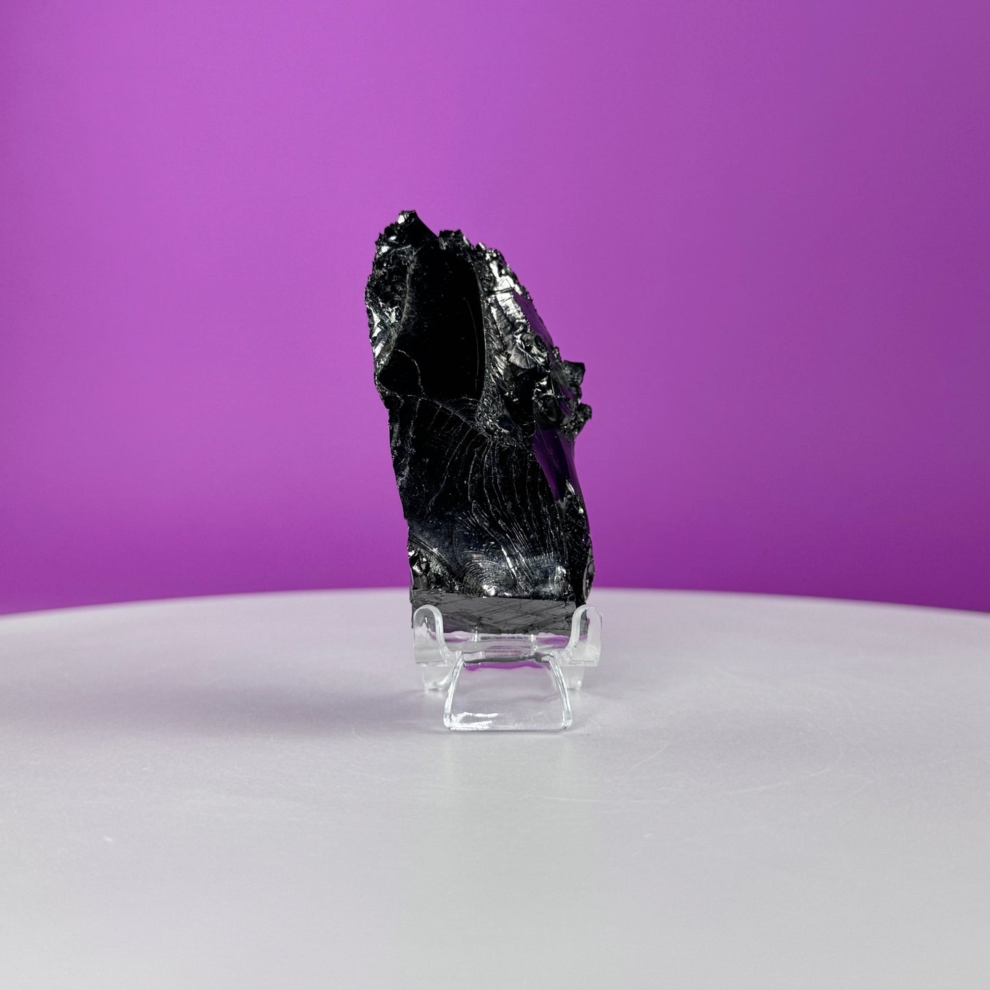 Elite Shungite Mineral (Colombia) (Includes Acrylic Stand)