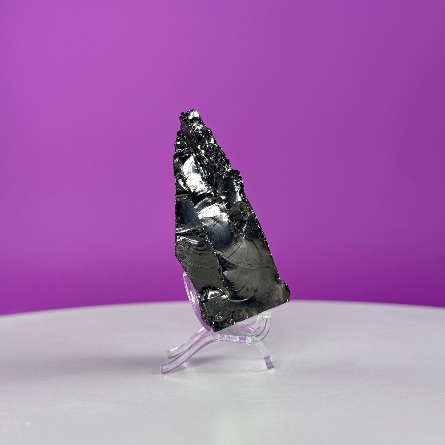 Elite Shungite Mineral (Colombia) (Includes Acrylic Stand)