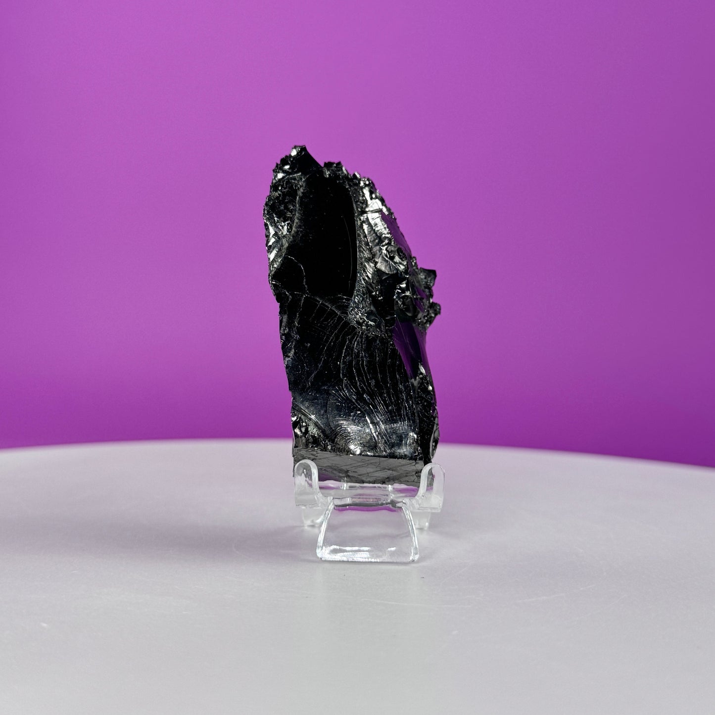 Elite Shungite Mineral (Colombia) (Includes Acrylic Stand)