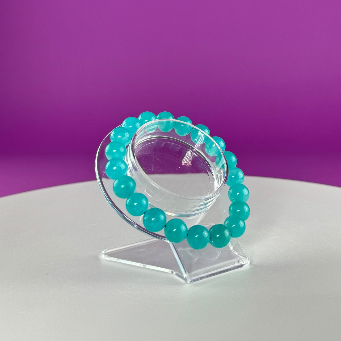 Amazonite Bracelet-10 Millimeter Beads