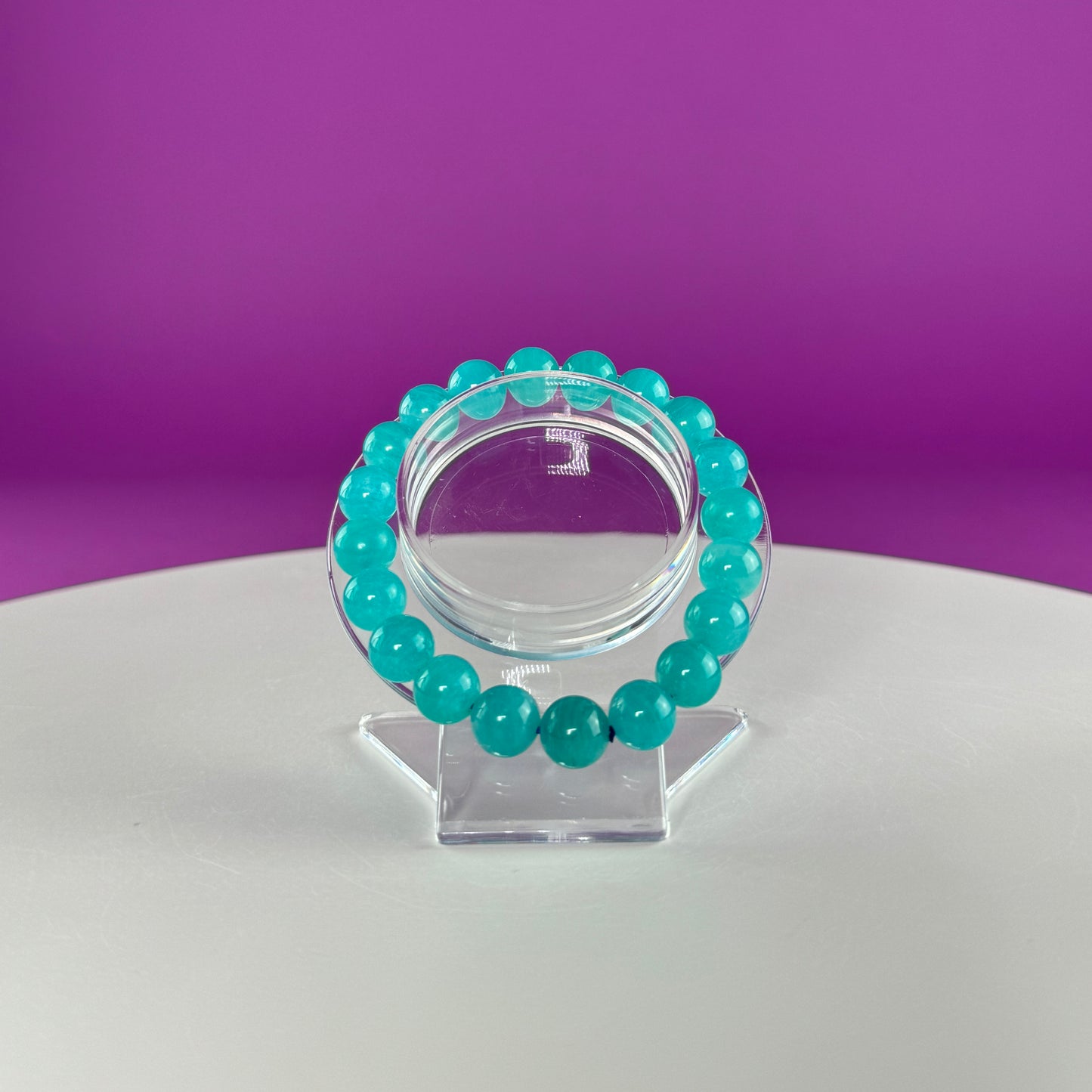 Amazonite Bracelet-10 Millimeter Beads