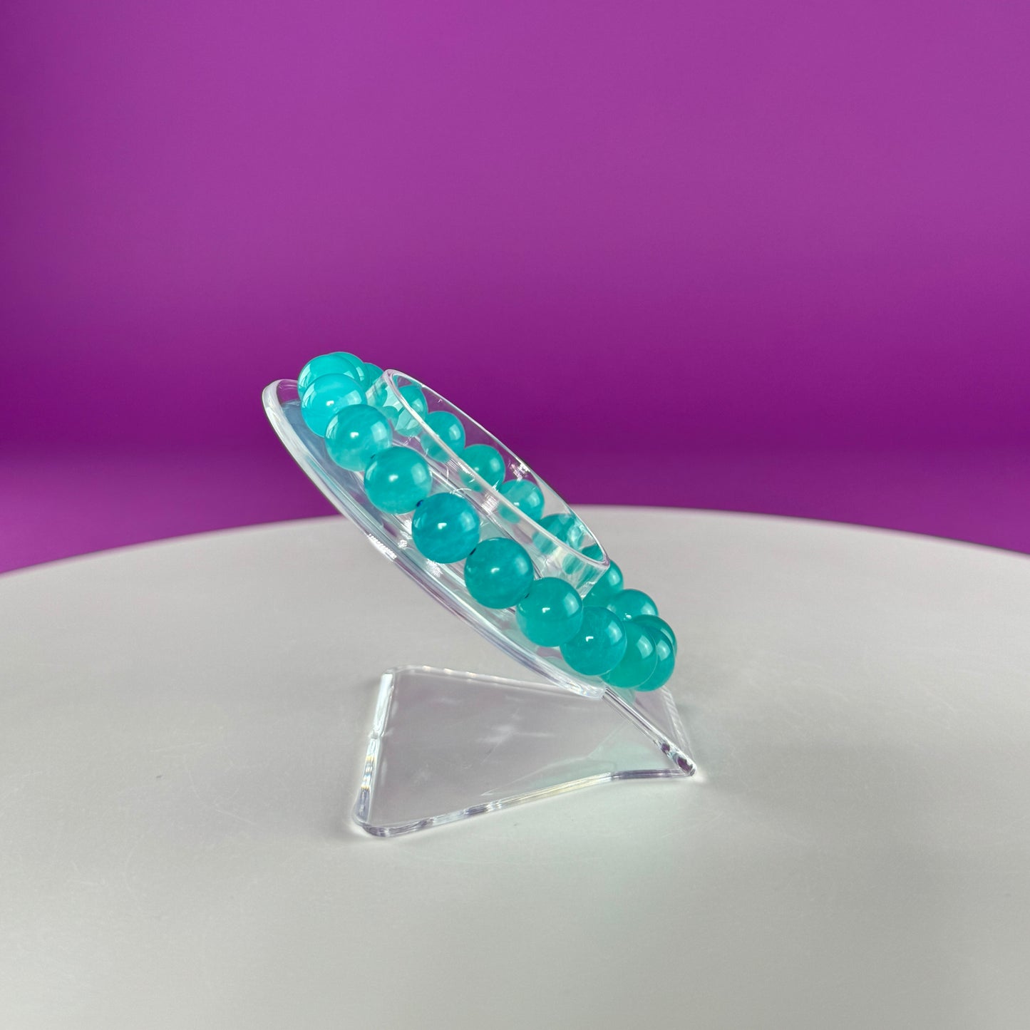 Amazonite Bracelet-10 Millimeter Beads