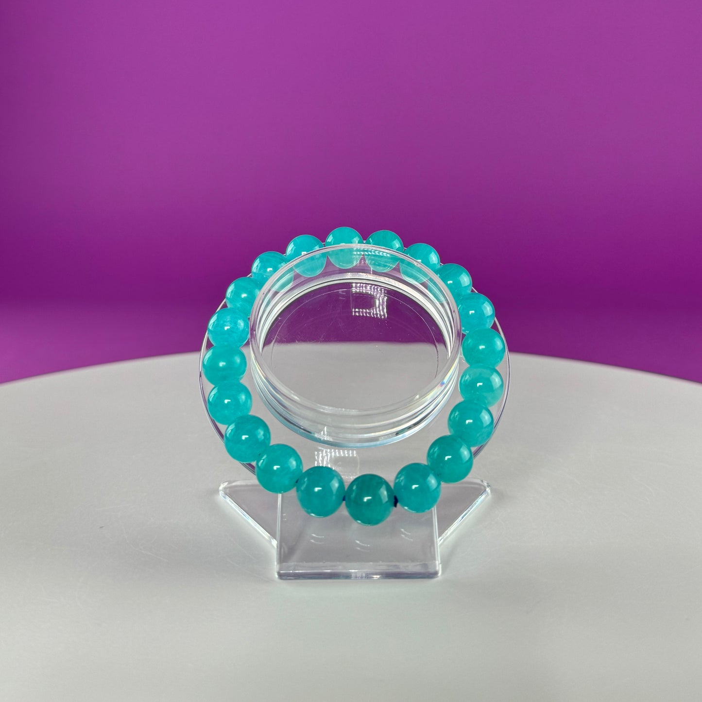 Amazonite Bracelet-10 Millimeter Beads