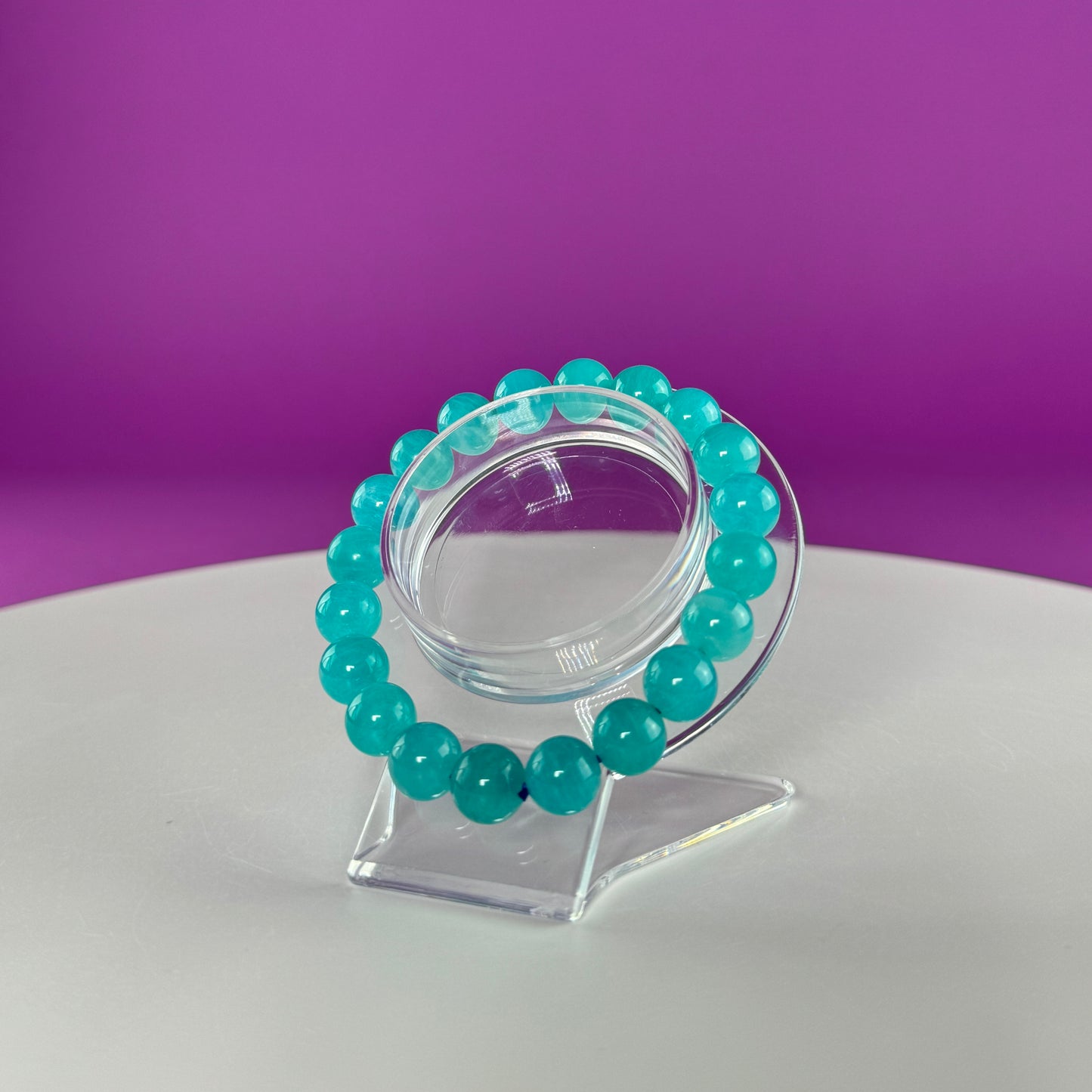 Amazonite Bracelet-10 Millimeter Beads