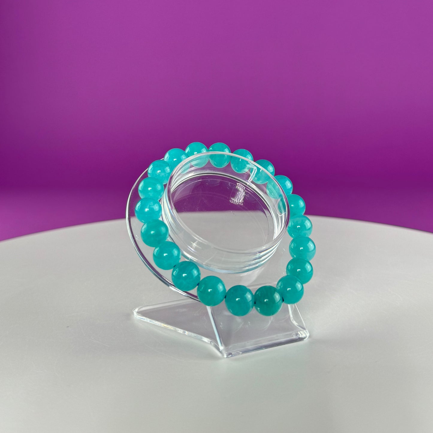 Amazonite Bracelet-10 Millimeter Beads