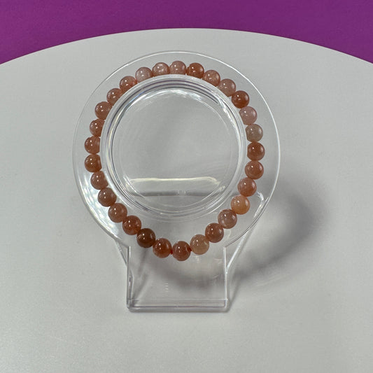 Sunstone Bracelet- 6 Millimeter Beads
