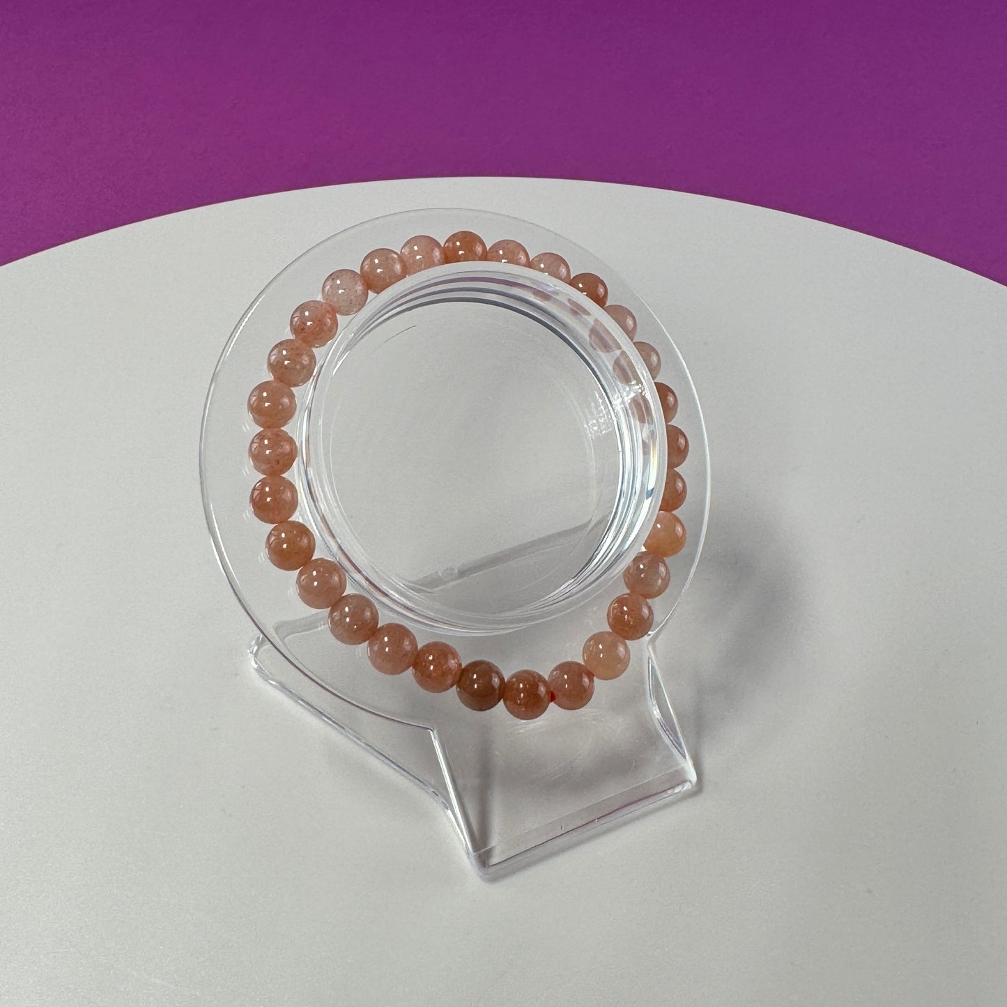 Sunstone Bracelet- 6 Millimeter Beads
