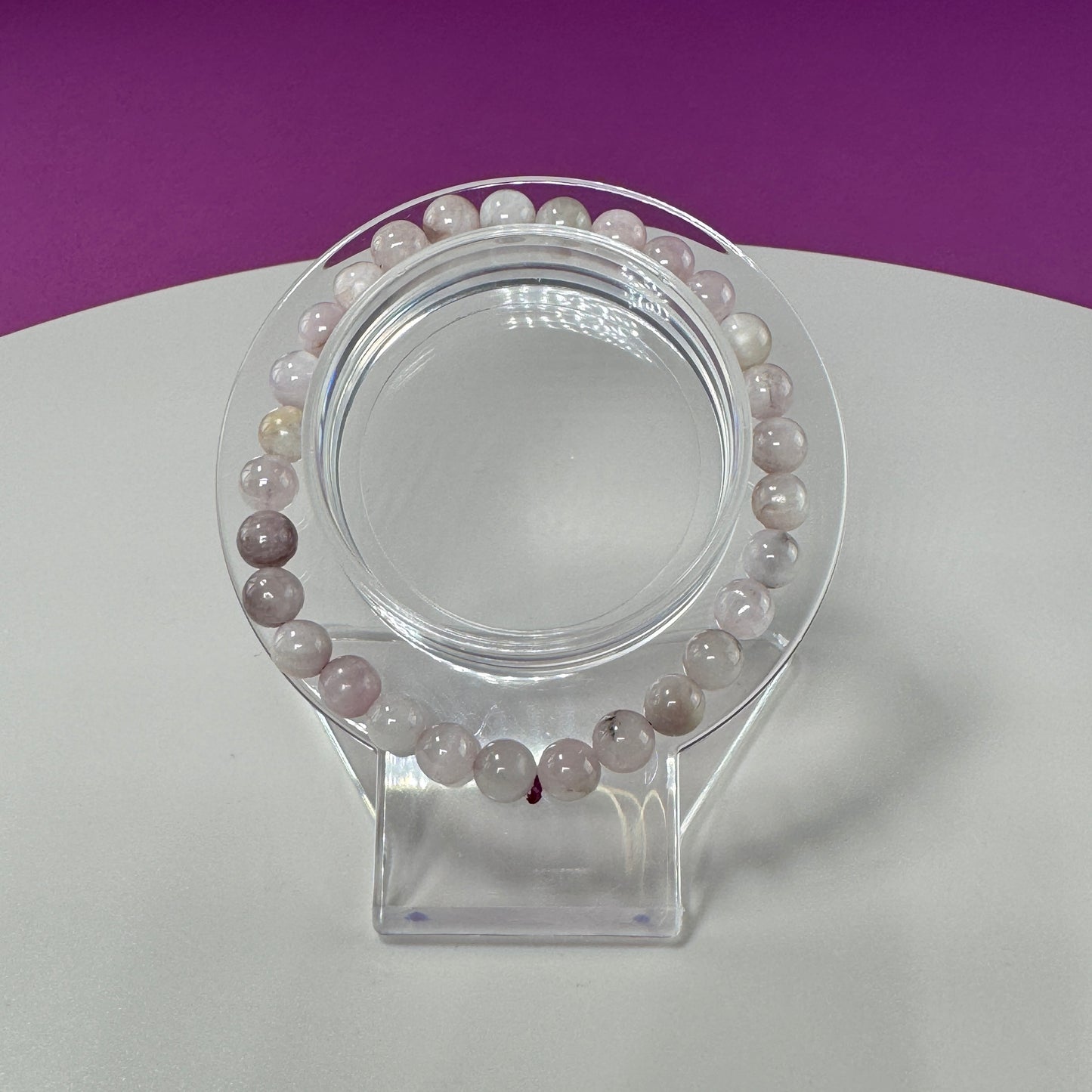 Kunzite Bracelet- 6 Millimeter Beads