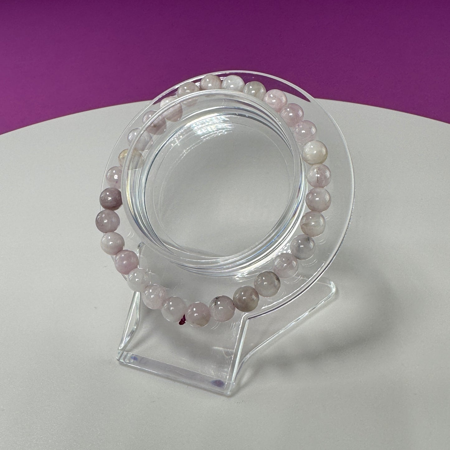 Kunzite Bracelet- 6 Millimeter Beads