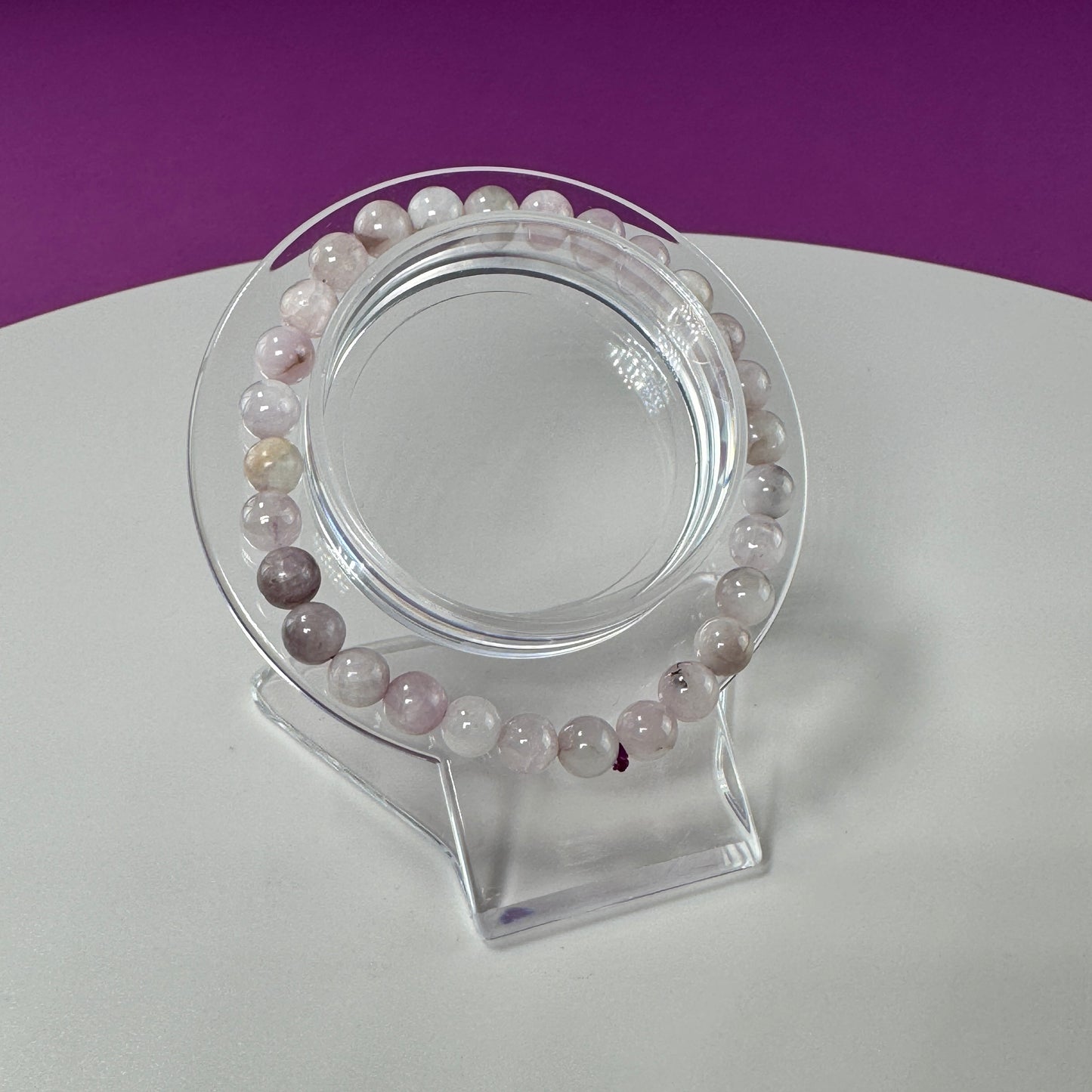 Kunzite Bracelet- 6 Millimeter Beads