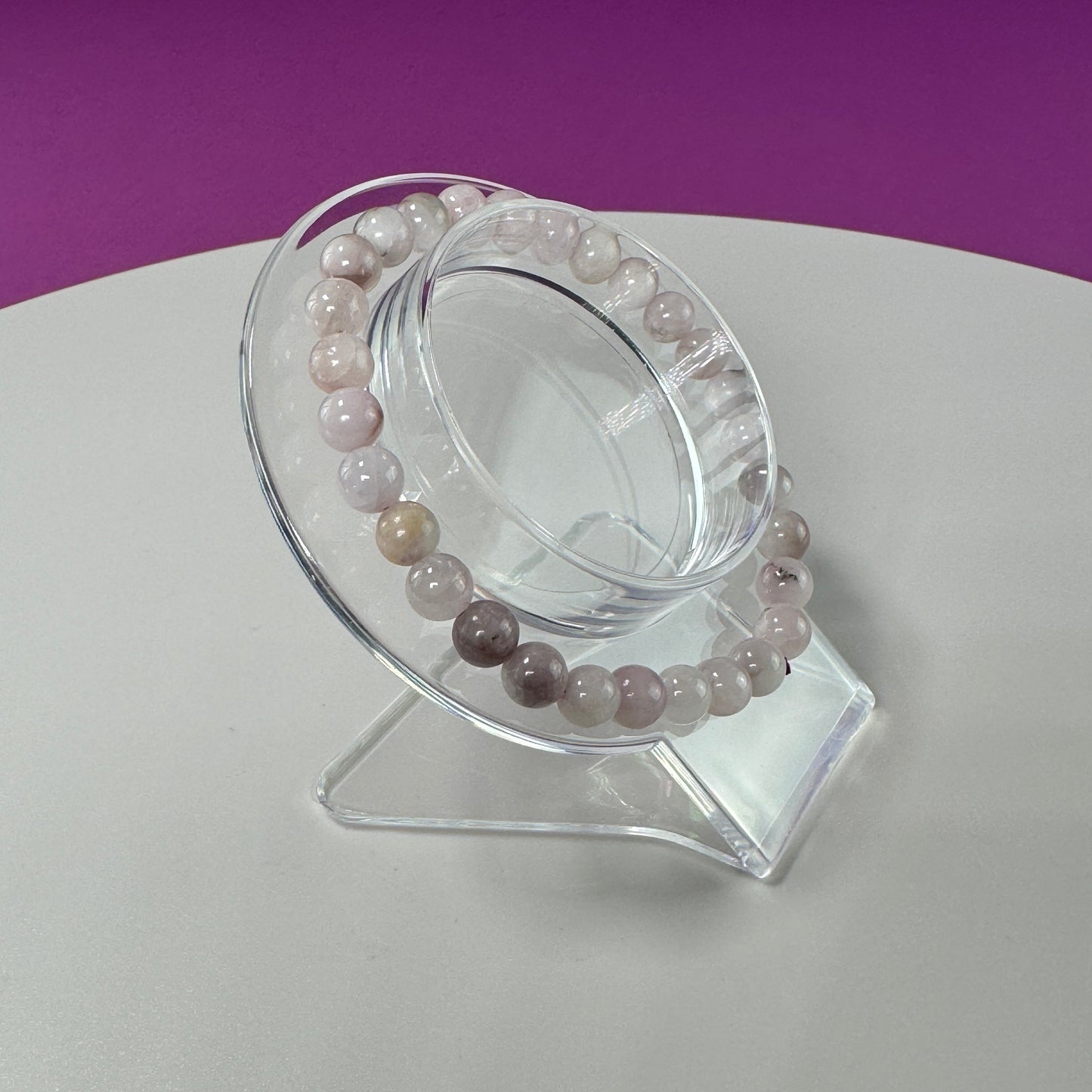 Kunzite Bracelet- 6 Millimeter Beads