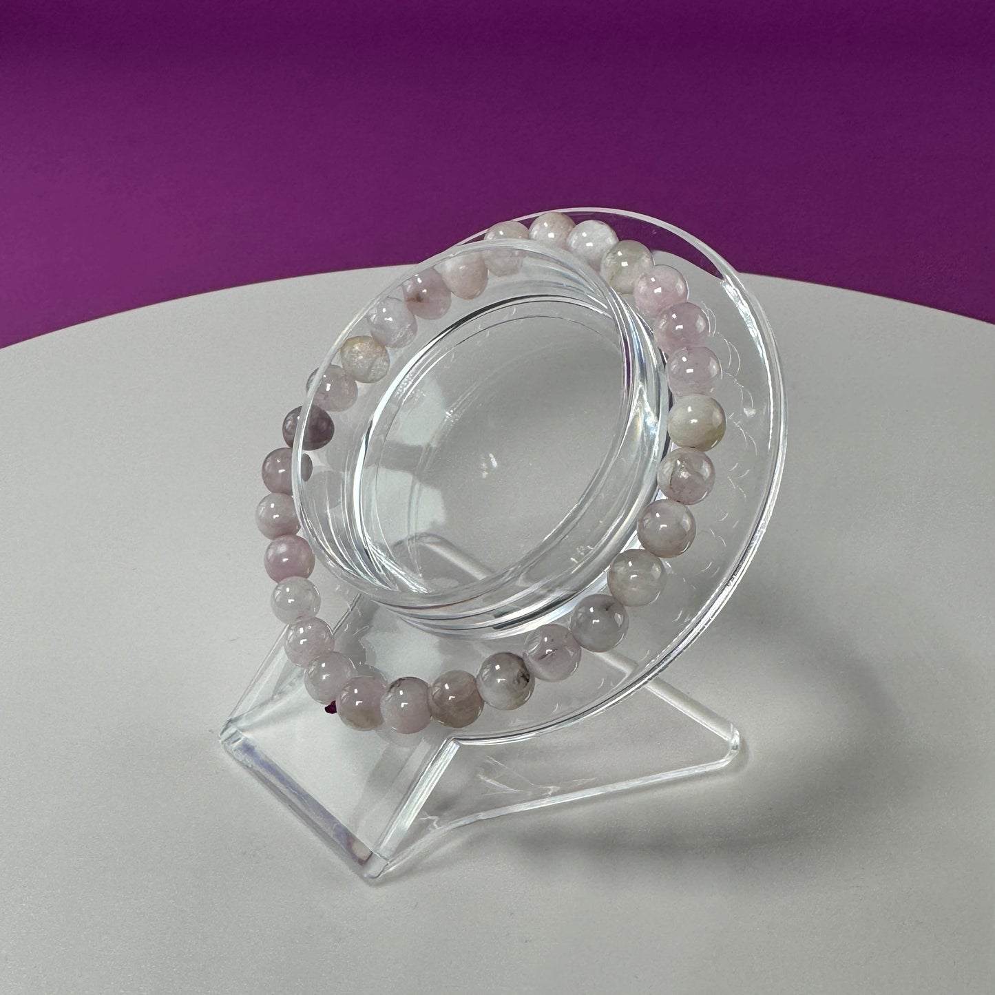 Kunzite Bracelet- 6 Millimeter Beads
