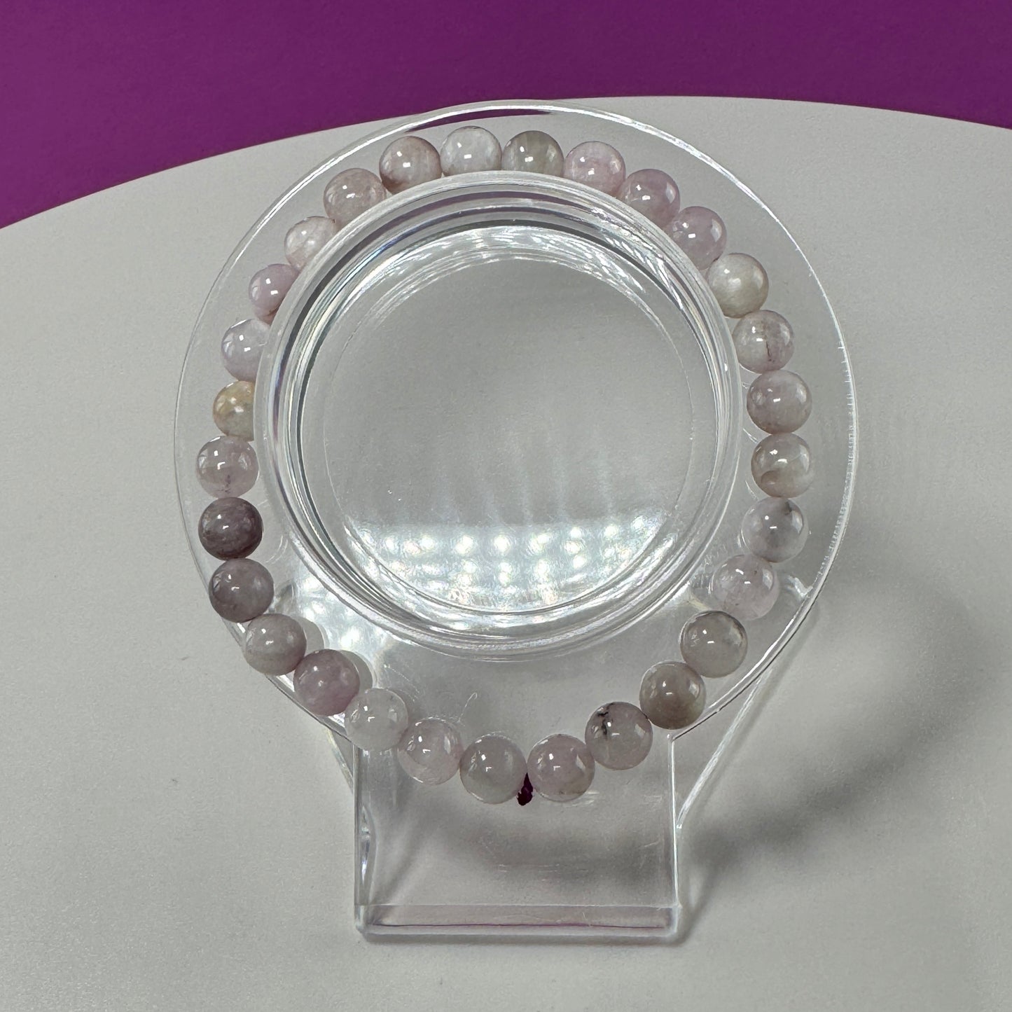 Kunzite Bracelet- 6 Millimeter Beads
