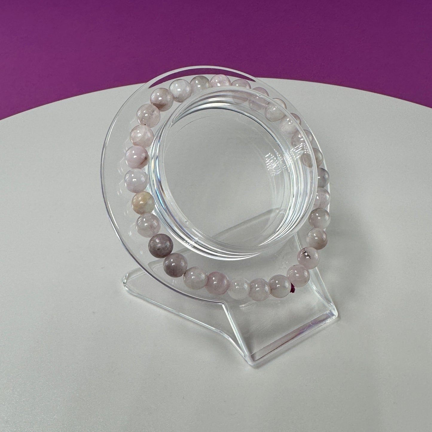 Kunzite Bracelet- 6 Millimeter Beads