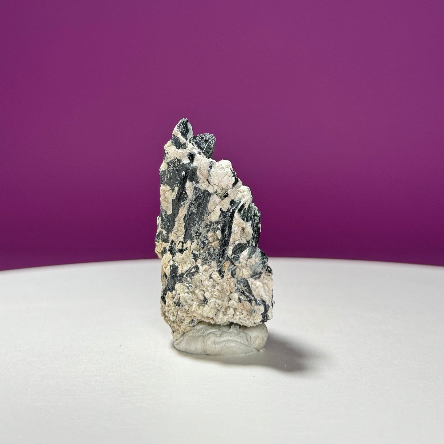 Dravite Tourmaline Specimen (Includes Mineral Putty)