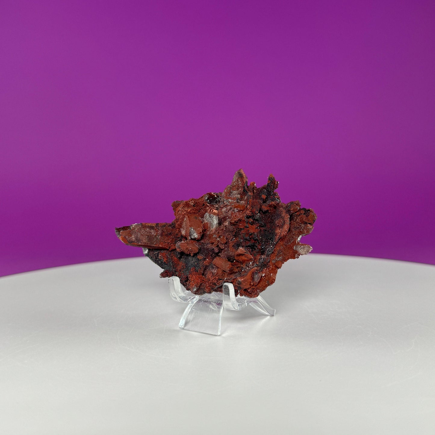 Fire Quartz Specimen (Includes Acrylic Stand)