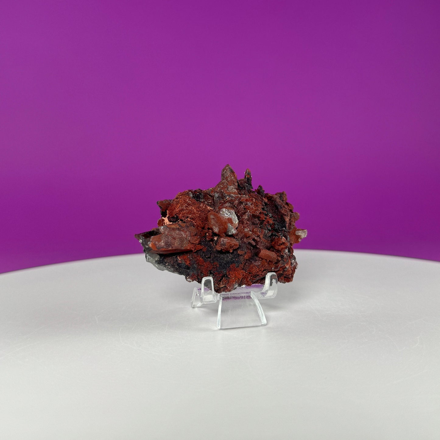 Fire Quartz Specimen (Includes Acrylic Stand)