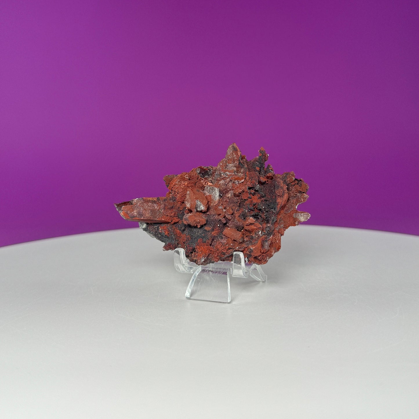 Fire Quartz Specimen (Includes Acrylic Stand)
