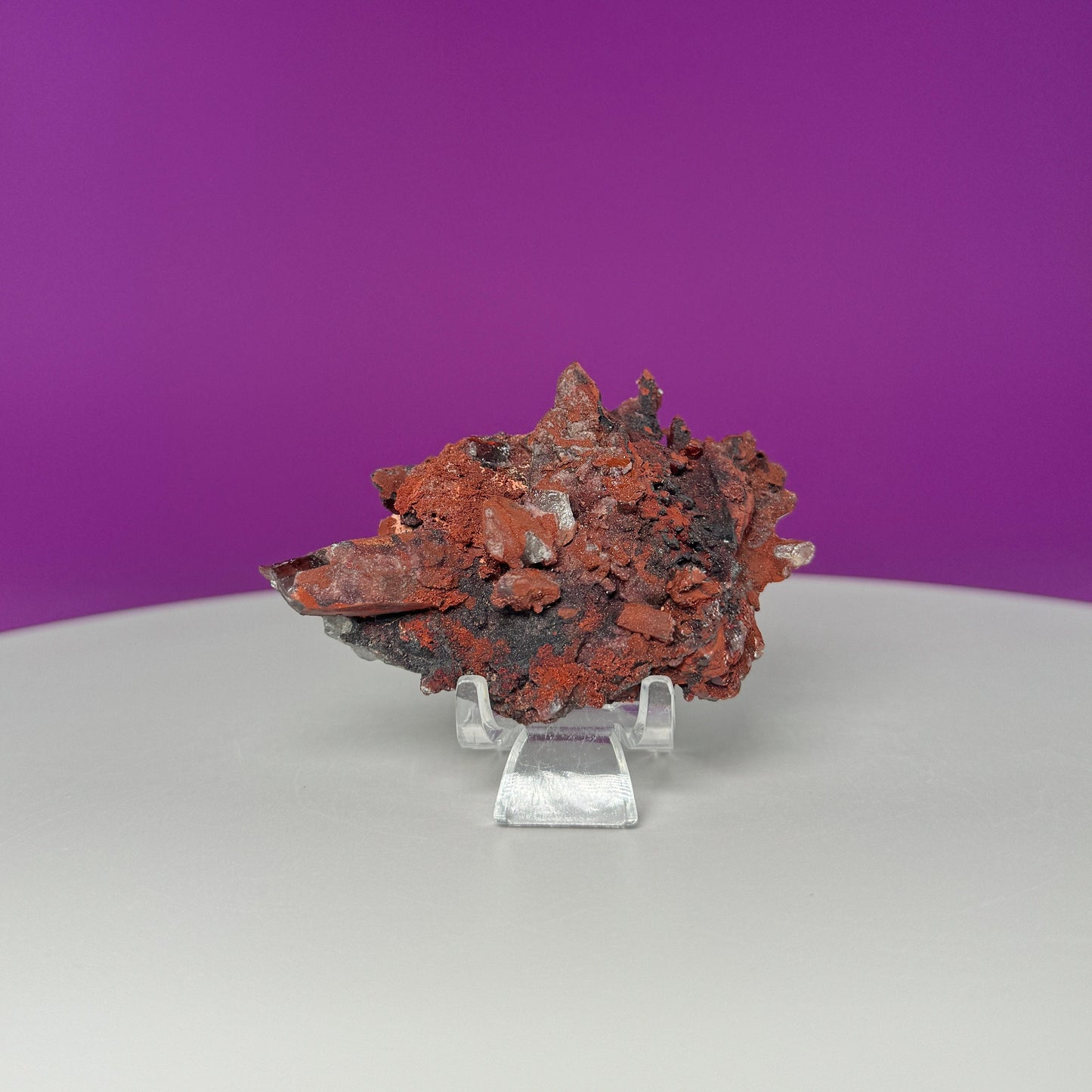 Fire Quartz Specimen (Includes Acrylic Stand)