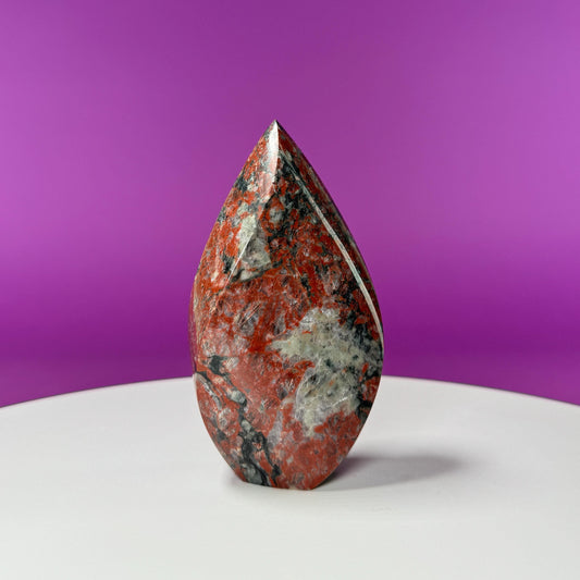 Red Coral Flame Carving (Brazil)