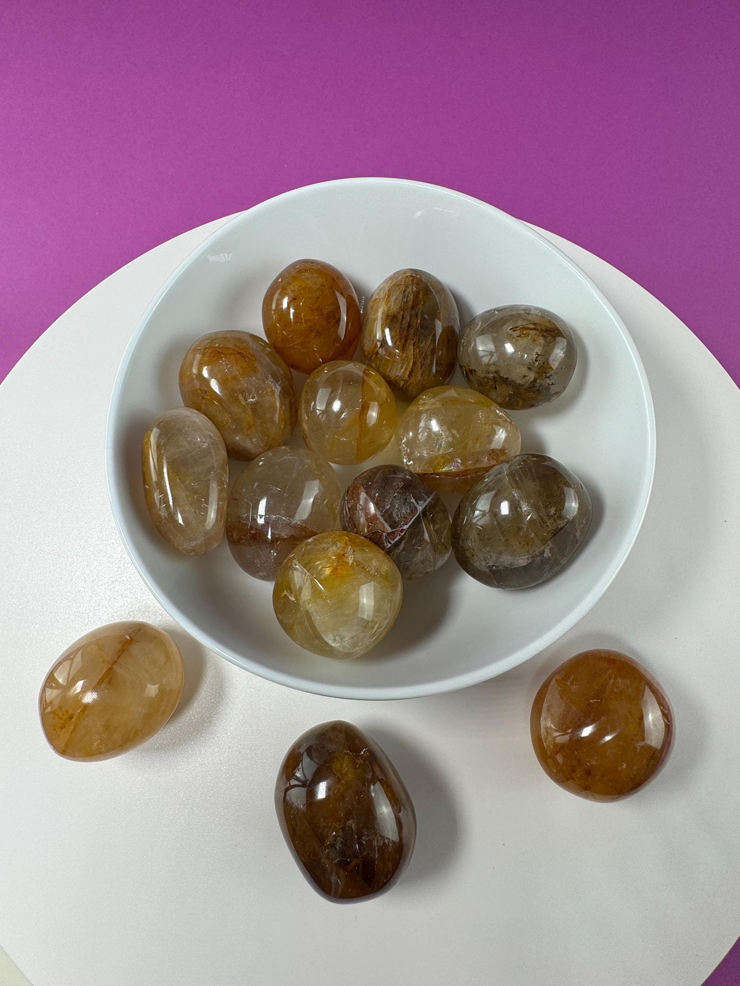 Golden Healer Palm Stones