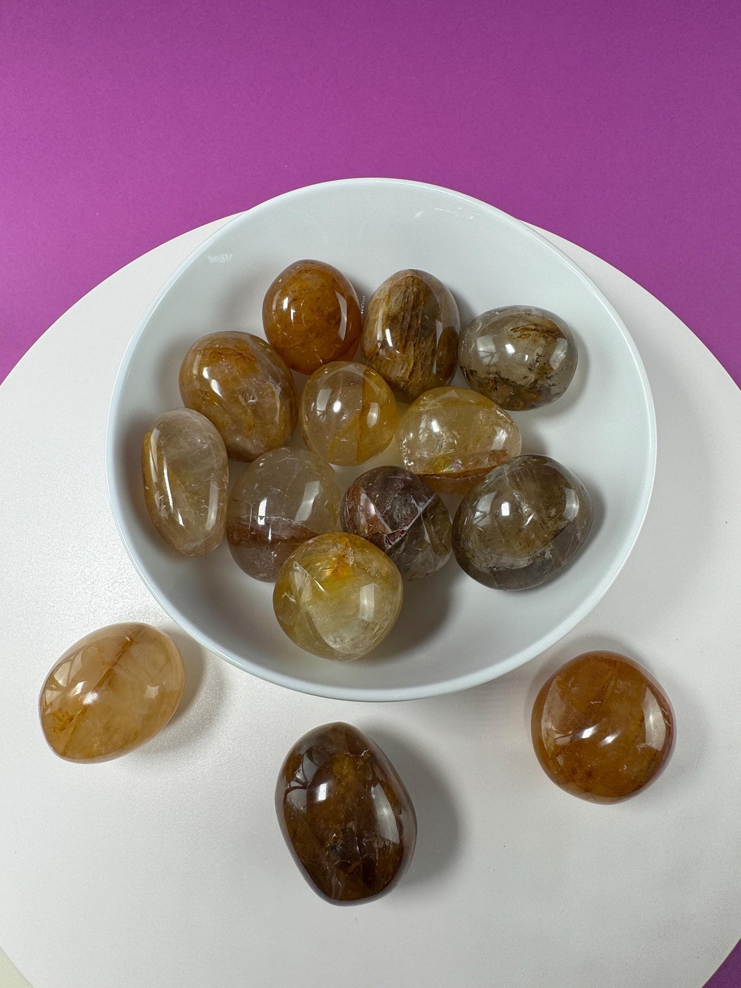 Golden Healer Palm Stones