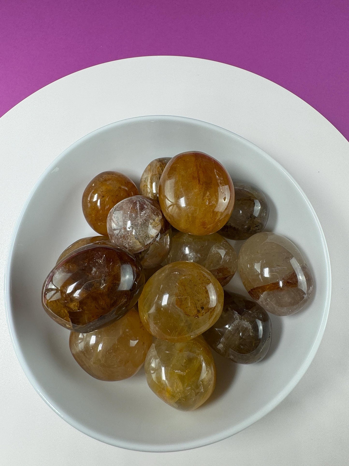 Golden Healer Palm Stones