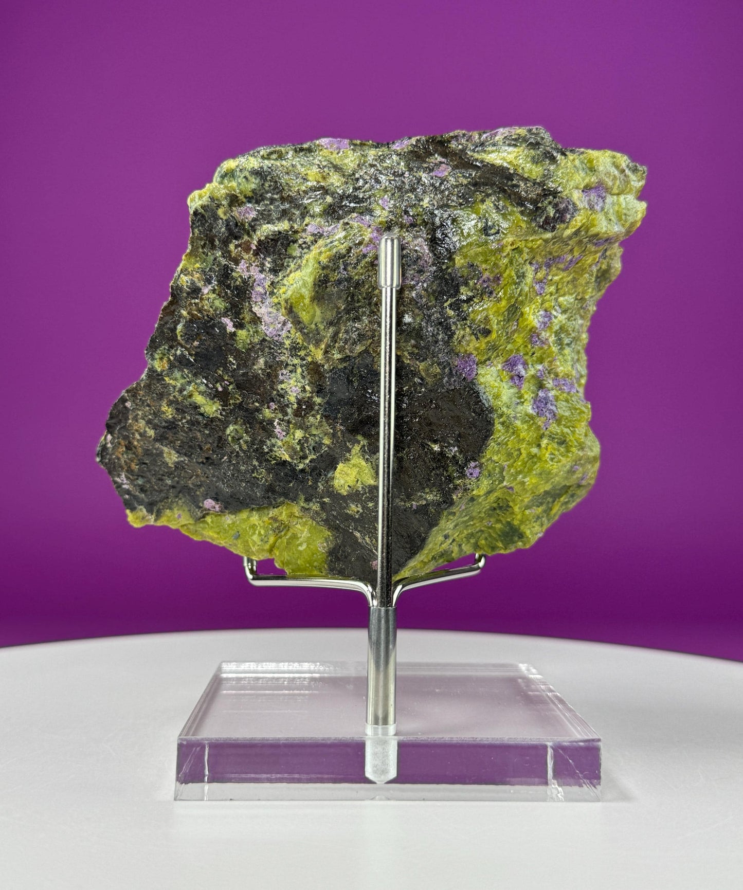 Atlantisite Specimen (Tasmania, Australia) (Includes Metal/Acrylic Stand)