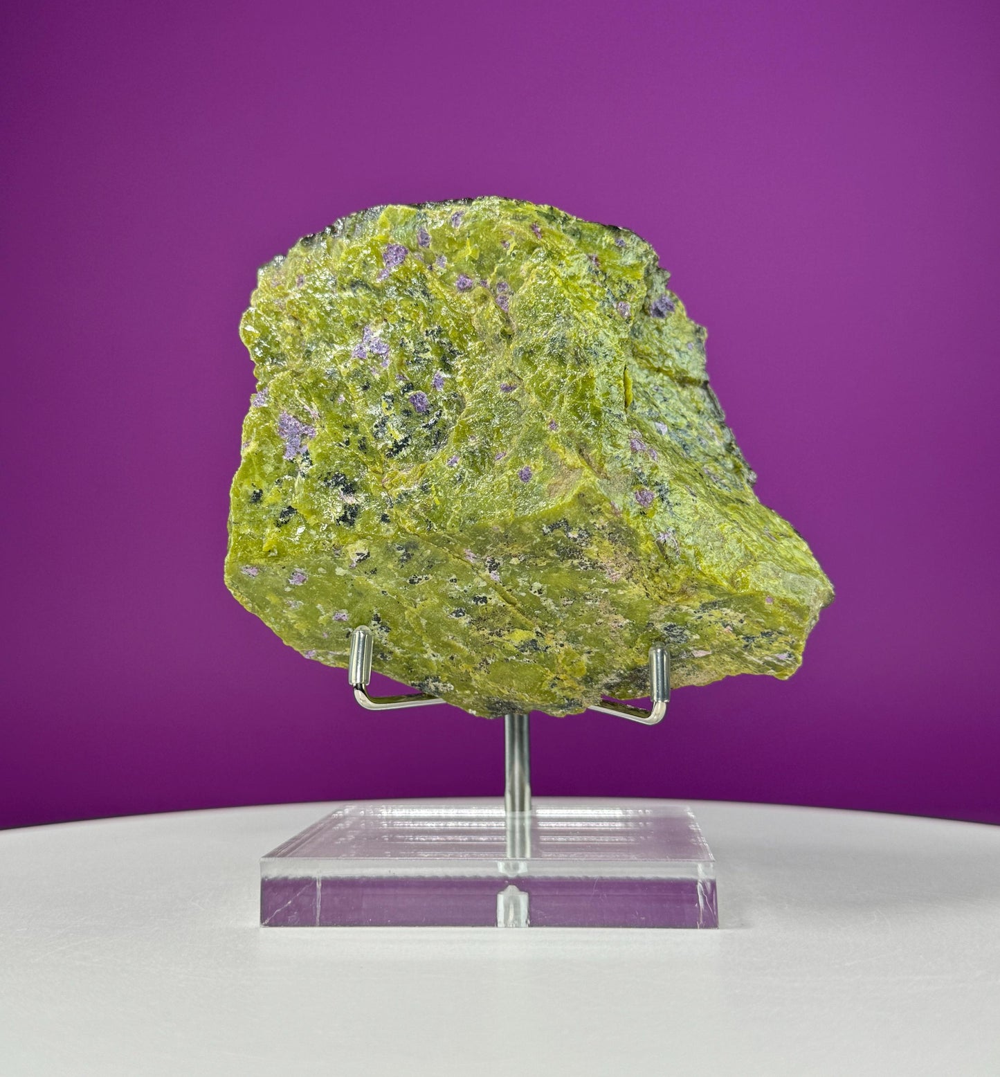 Atlantisite Specimen (Tasmania, Australia) (Includes Metal/Acrylic Stand)