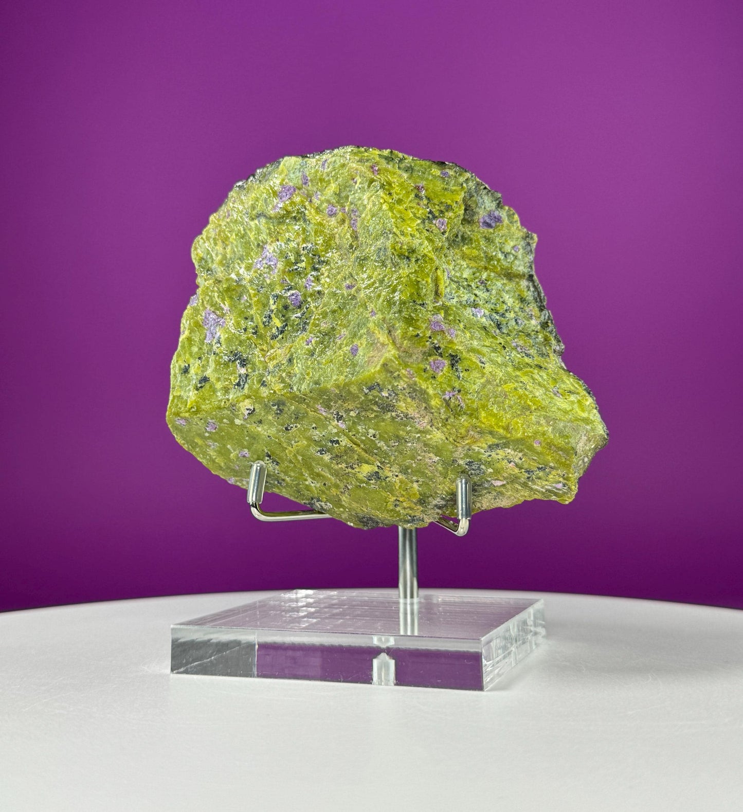 Atlantisite Specimen (Tasmania, Australia) (Includes Metal/Acrylic Stand)
