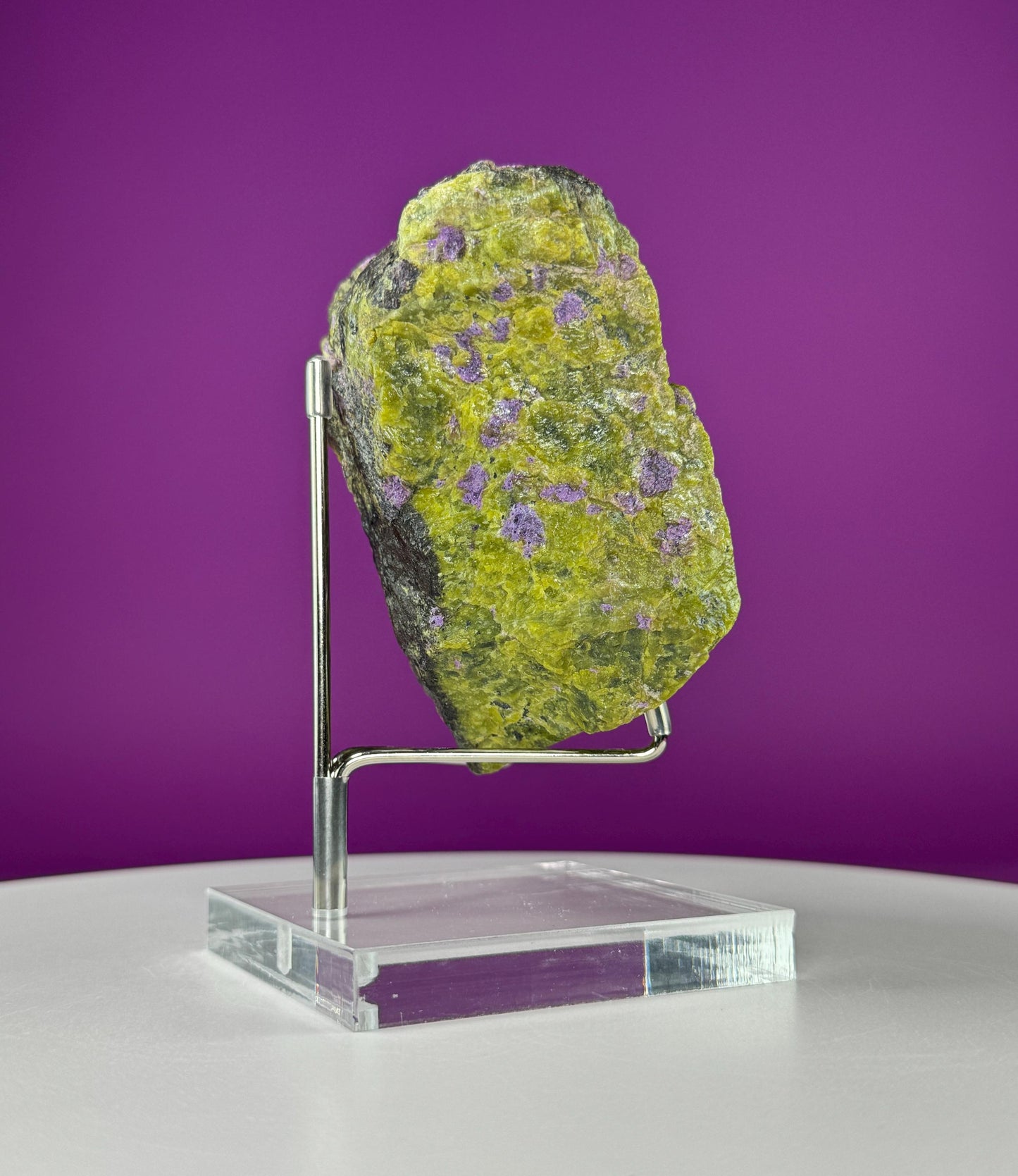 Atlantisite Specimen (Tasmania, Australia) (Includes Metal/Acrylic Stand)