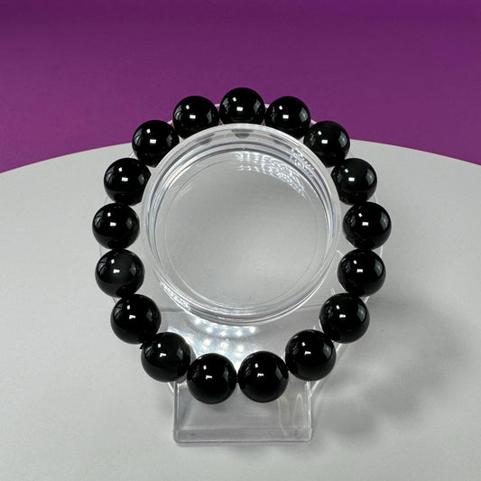 Rainbow Obsidian Bracelet-10 Millimeter Beads