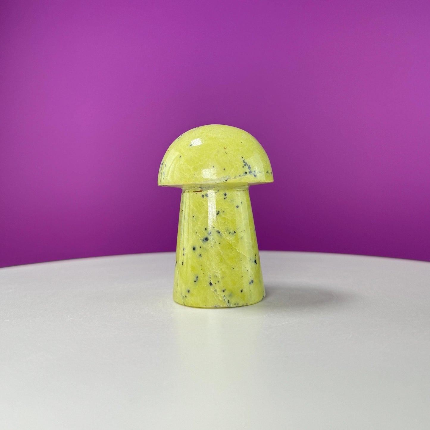 Serpentine Mushroom Carving