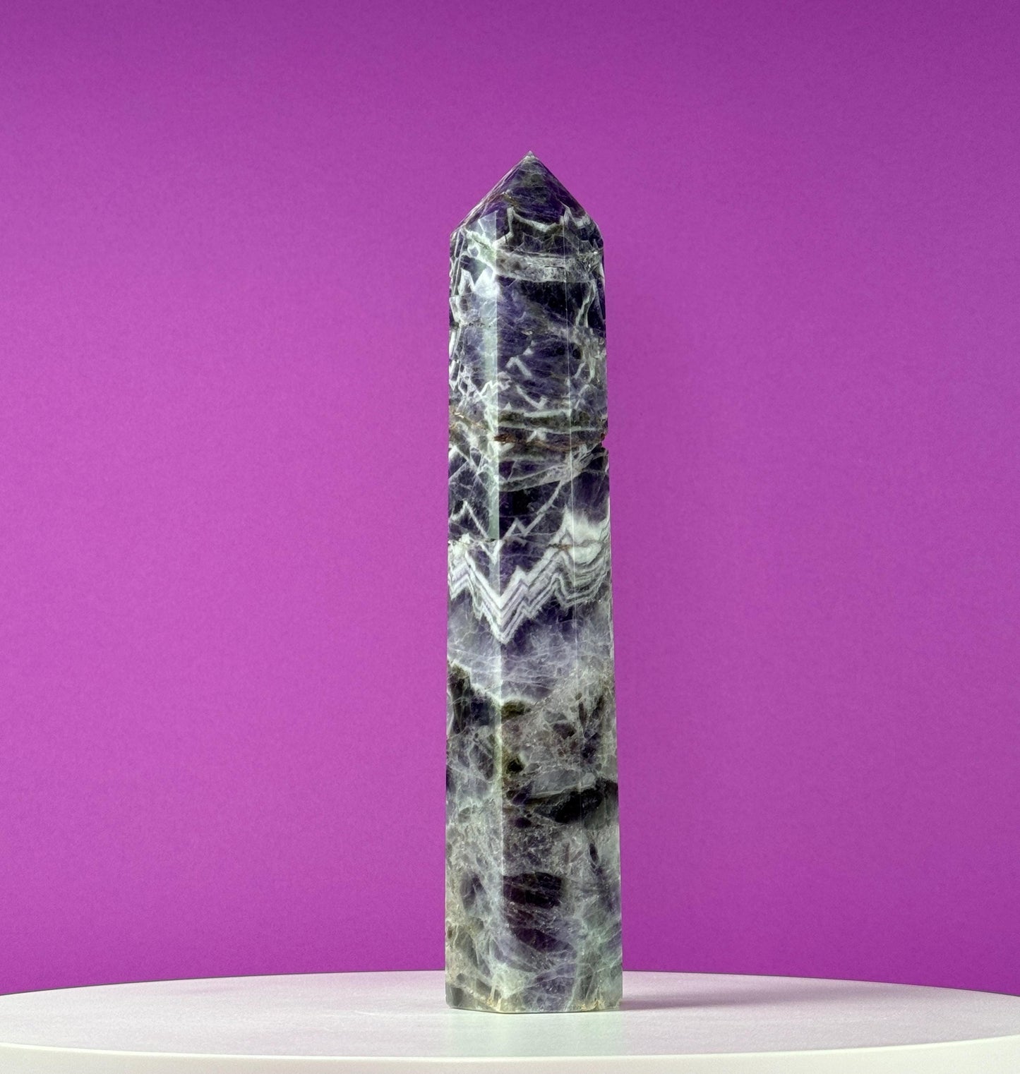Dream Amethyst Tower, 10 Inches Tall