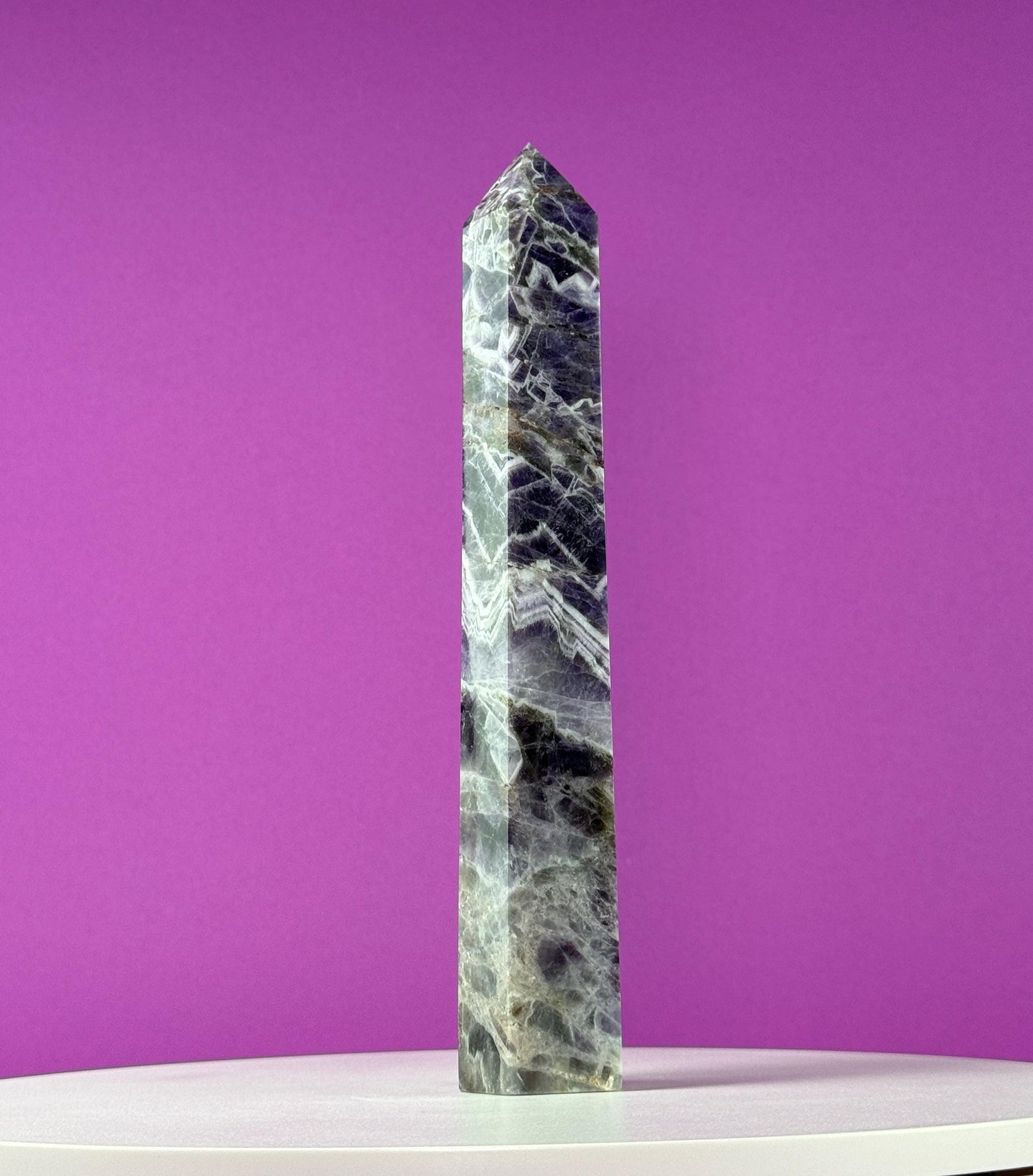 Dream Amethyst Tower, 10 Inches Tall