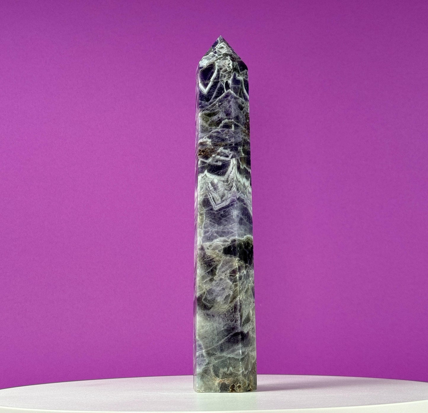 Dream Amethyst Tower, 10 Inches Tall