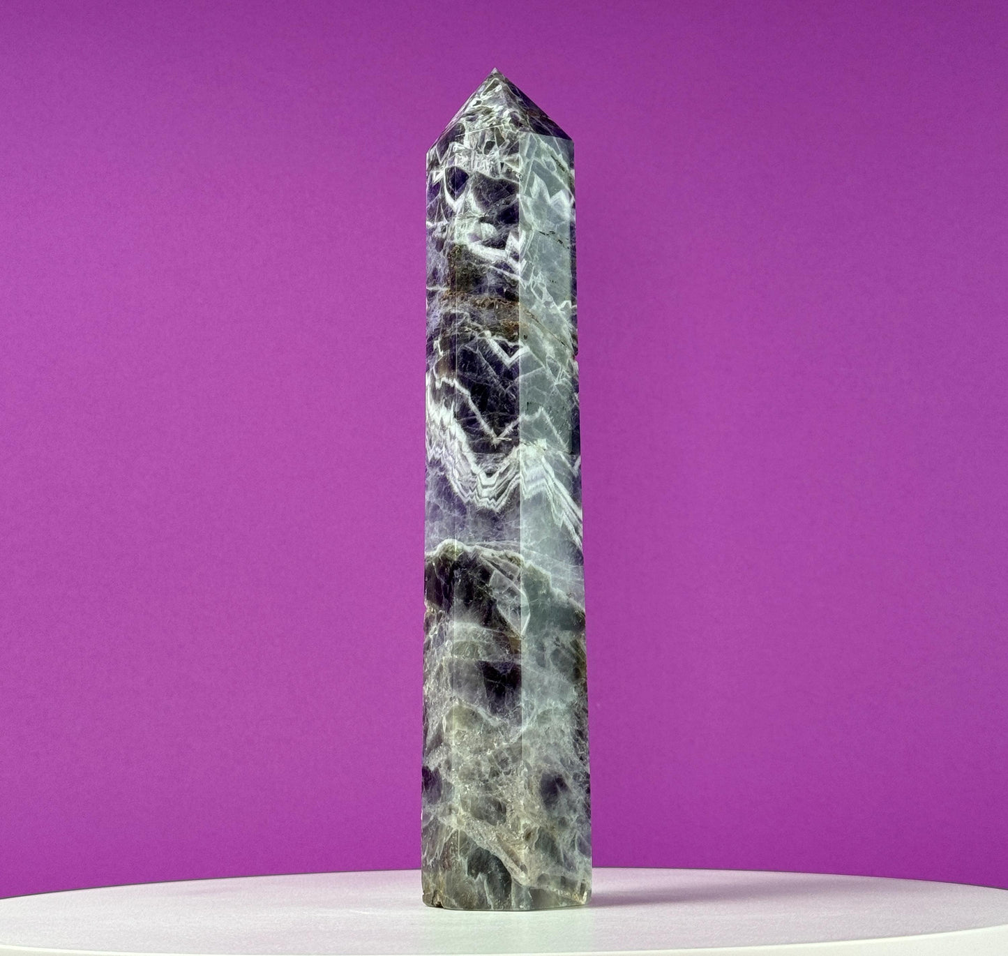 Dream Amethyst Tower, 10 Inches Tall