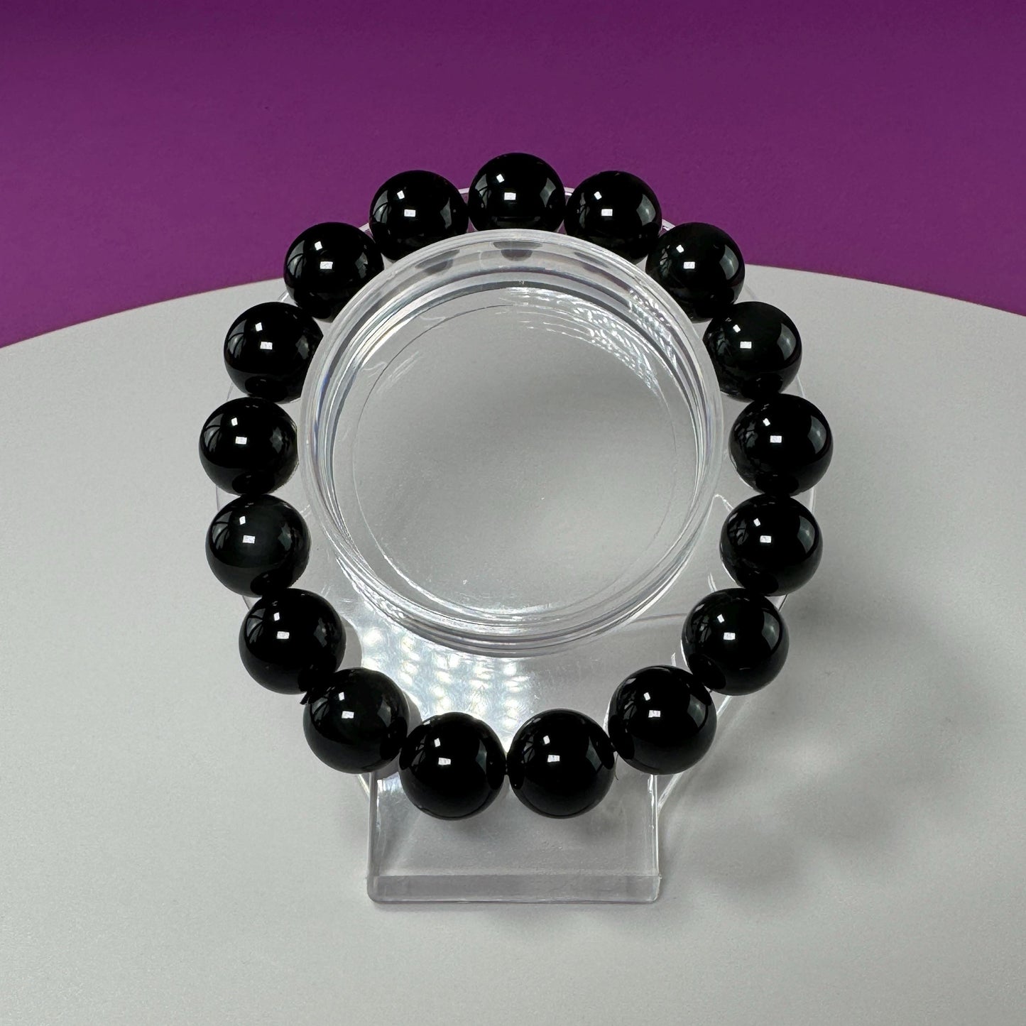 Rainbow Obsidian Bracelet-10 Millimeter Beads