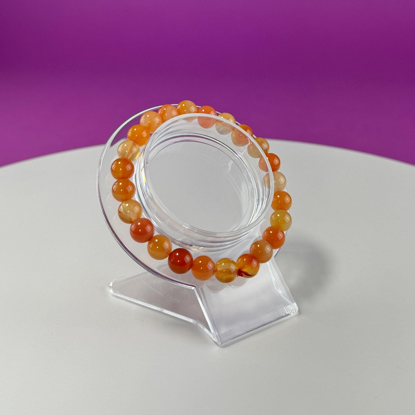 Carnelian Bracelet - 8 Millimeter Beads