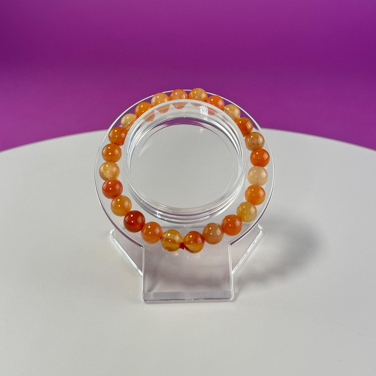 Carnelian Bracelet - 8 Millimeter Beads