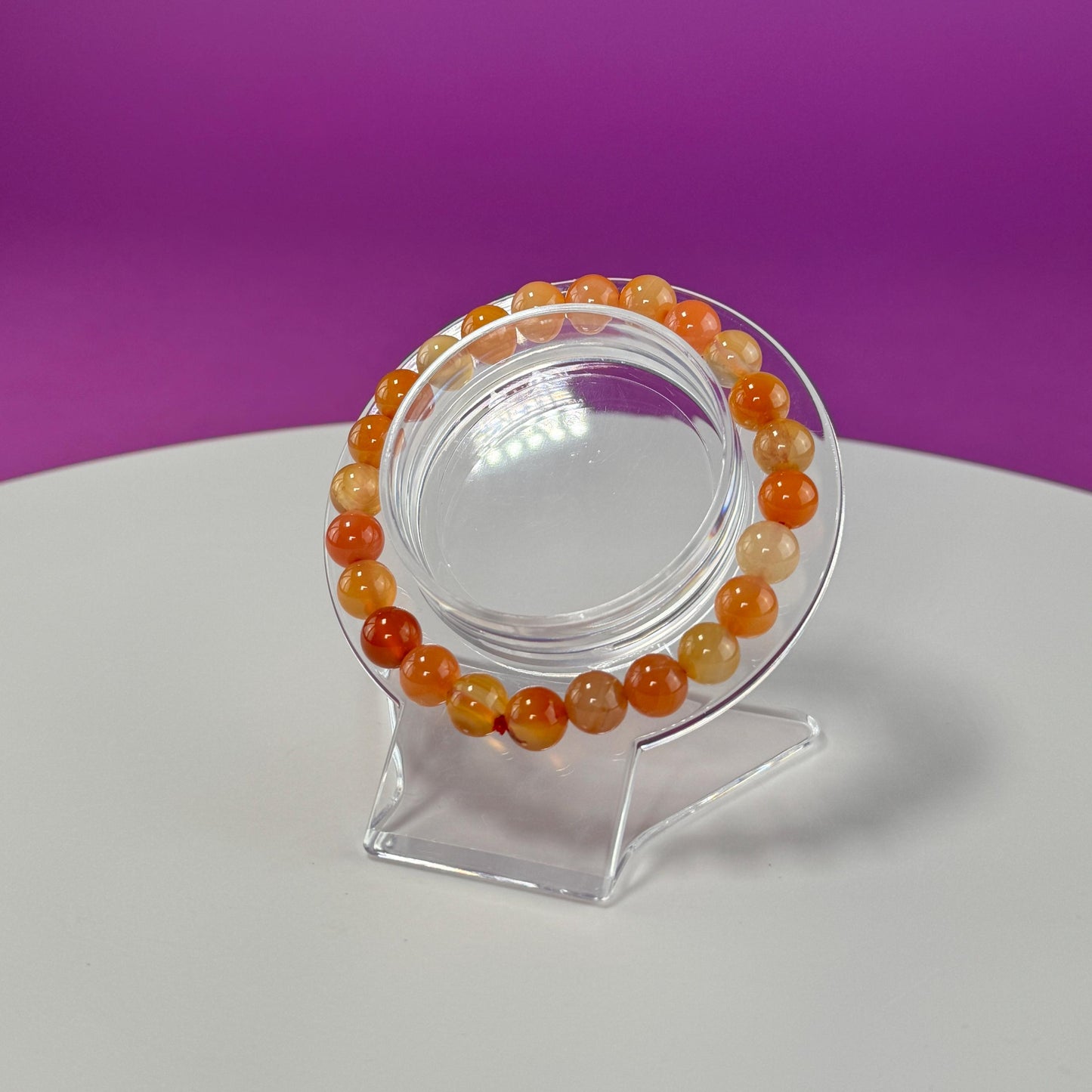 Carnelian Bracelet - 8 Millimeter Beads