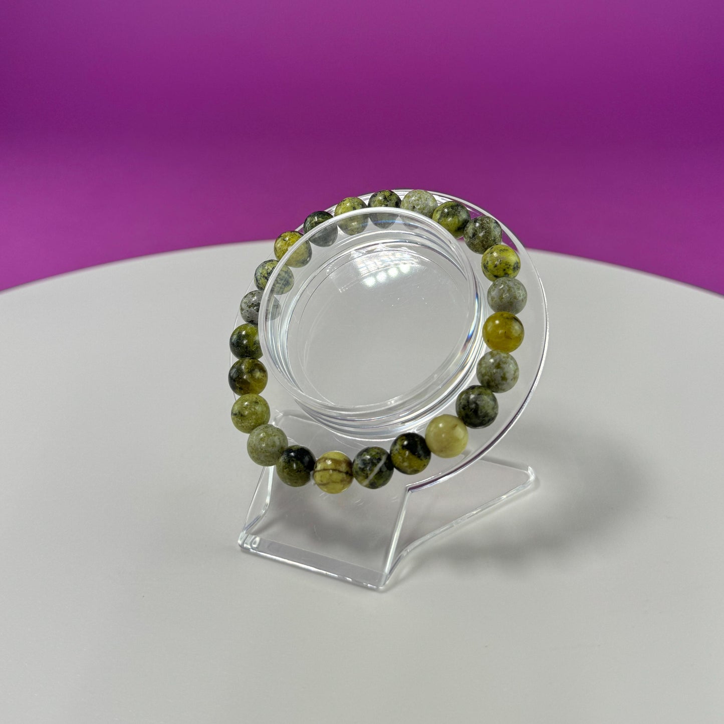 Serpentine Bracelet - 8 Millimeter Beads