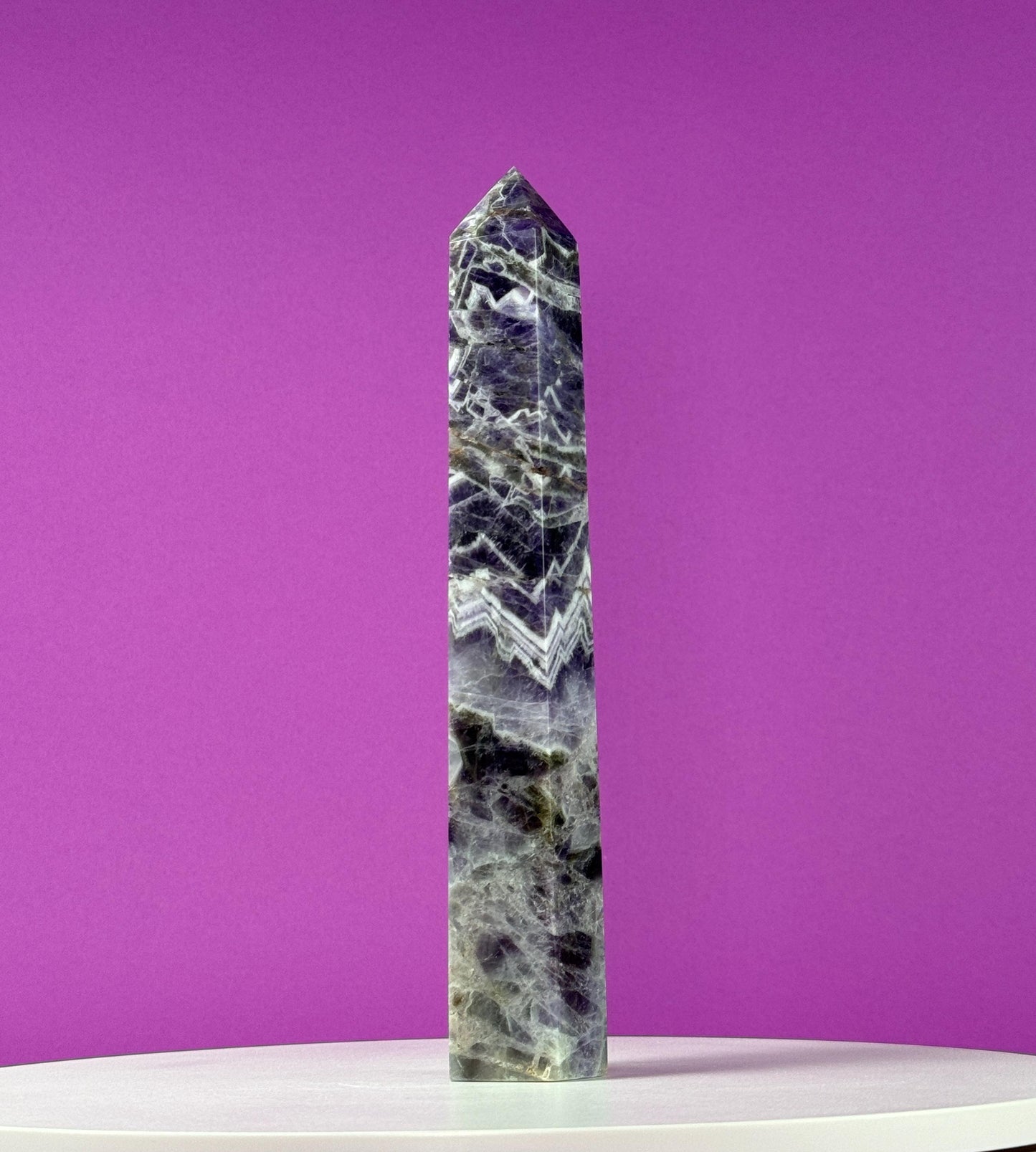 Dream Amethyst Tower, 10 Inches Tall