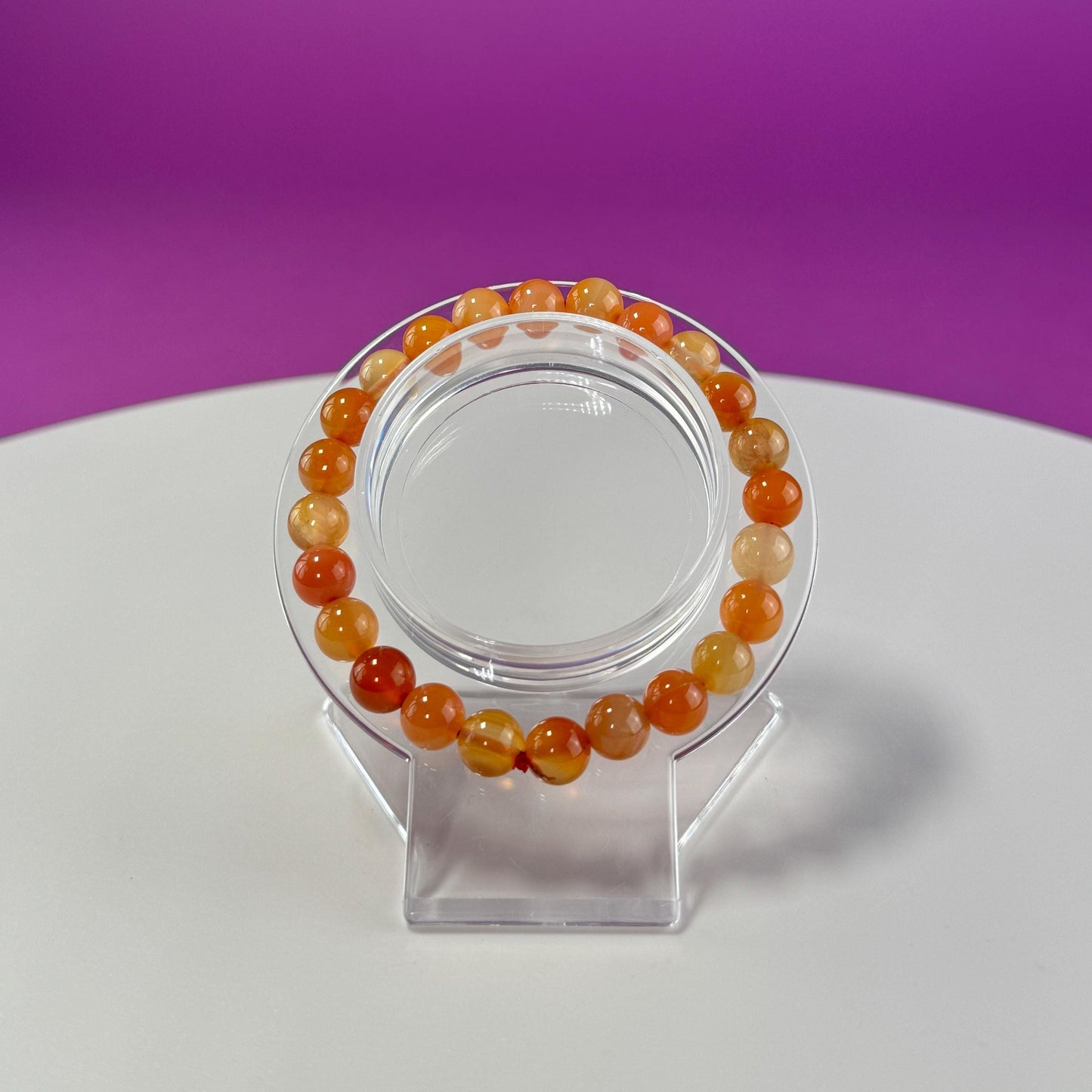 Carnelian Bracelet - 8 Millimeter Beads