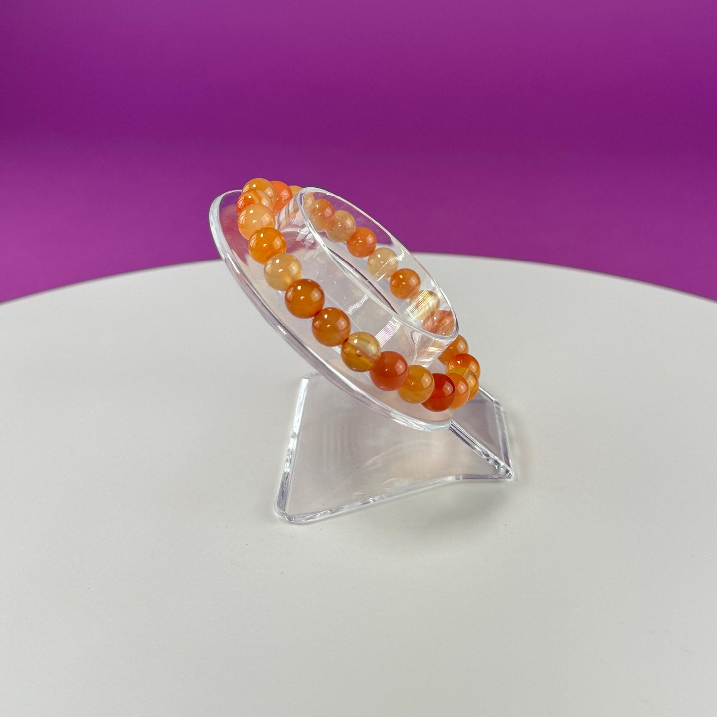 Carnelian Bracelet - 8 Millimeter Beads