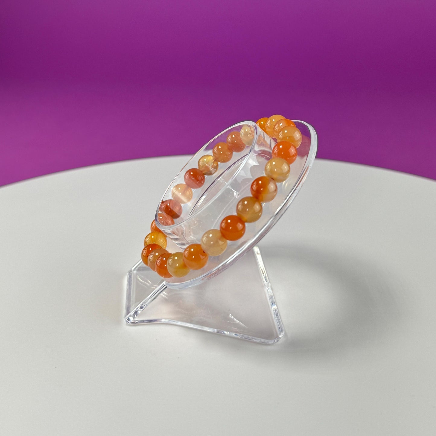 Carnelian Bracelet - 8 Millimeter Beads