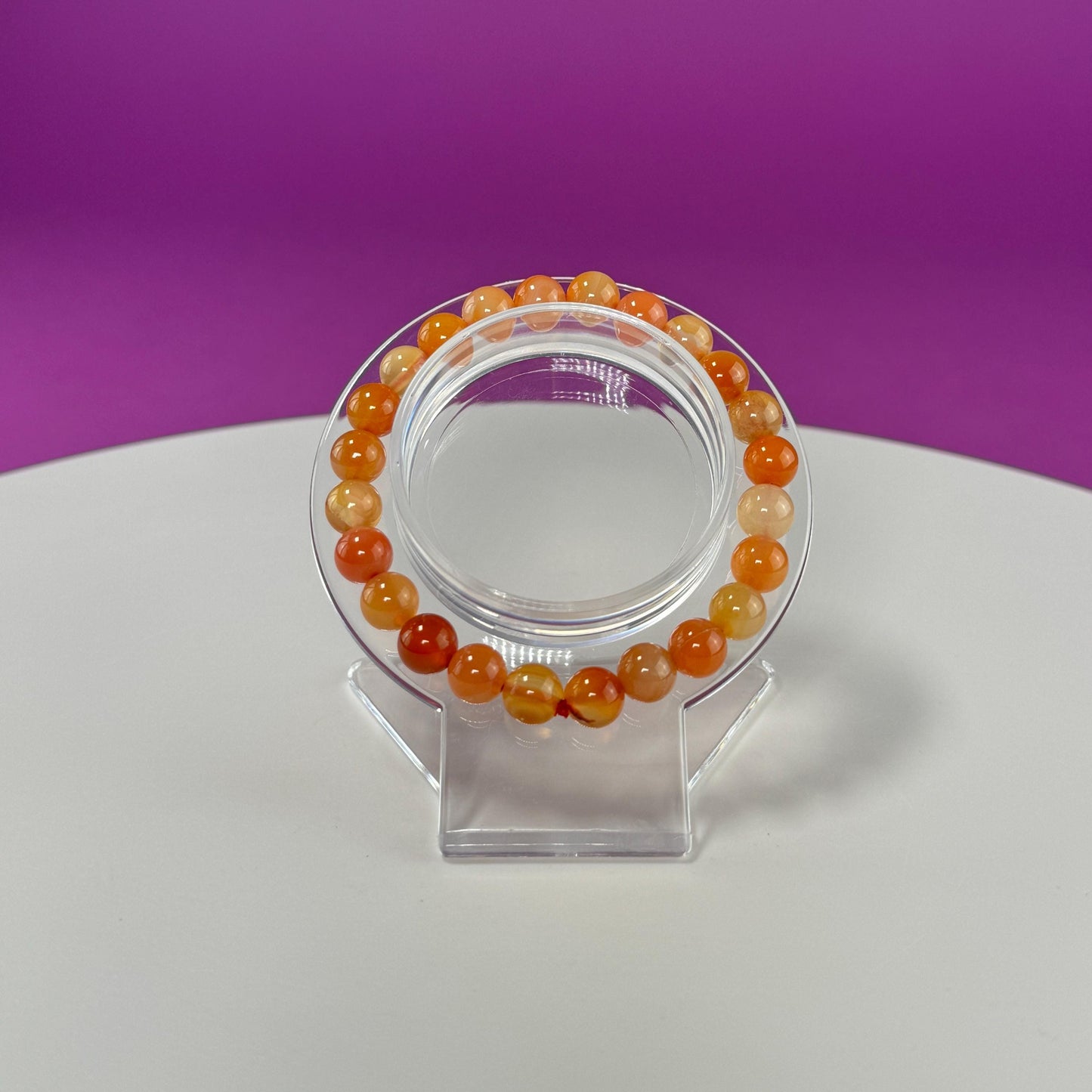 Carnelian Bracelet - 8 Millimeter Beads